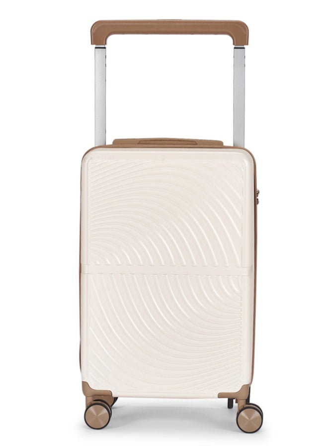 LIMRA Travel Bags From Limra Made Of PC , Consisting of Two Pieces , Size 20"-24" Inches, Beige/Gold Color - Image 5